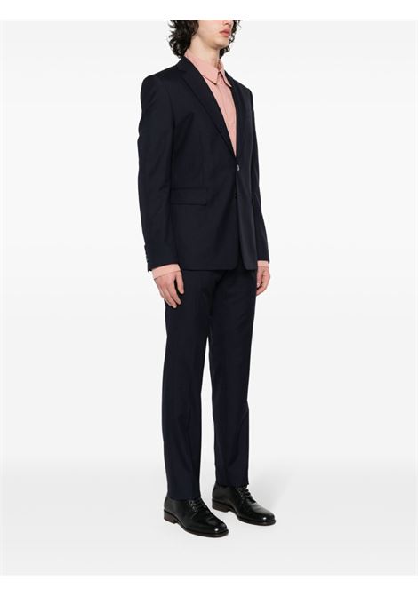 Navy blue single-breasted suit - men DRIES VAN NOTEN | 2410203008218509